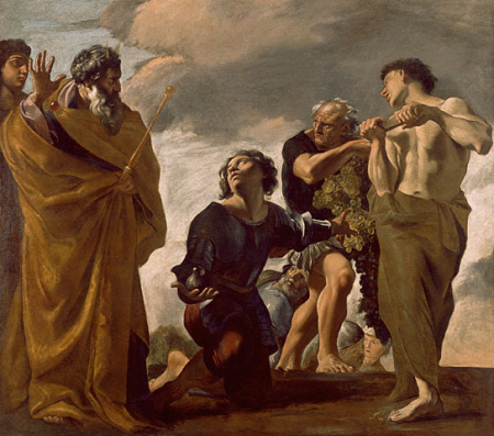Moses and the Messengers from Canaan, Giovanni Lanfranco, between 1621 and 1624