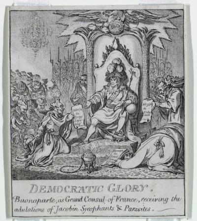 Print, "Democracy, or a Sketch o, 1800, James Gillray
