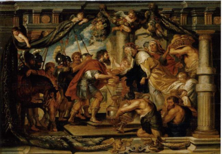 Meeting of Abraham and Melchizedek, Peter Paul Rubens, after 1625