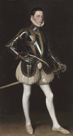 Alessandro Farnese in Armor, Antonis Mor, probably circa 1561