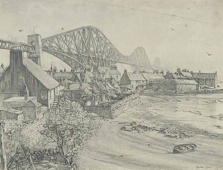 The Forth Rail Bridge, Ernest Stephen Lumsden, 1940