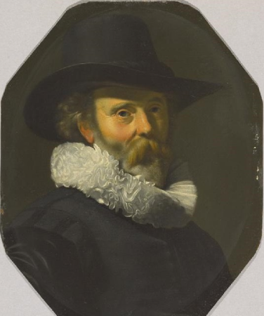 Portrait of an unknown man, Thomas de Keyser, circa 1626