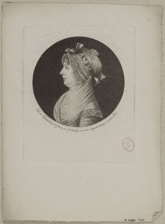 Portrait d'une femme, fin XVIIIème siècledébut XIXème siècle, G.20815-565, between 1786 and 1799