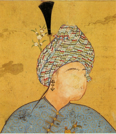 Портрет Сархан-бека, деталь, Брит. муз.