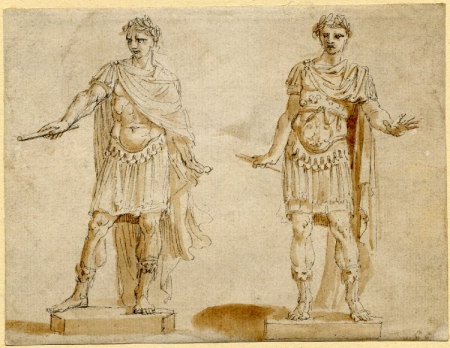 Study for a statue probably of Charles II or James II attributed to Peter Van Dievoet 03, between 1648 and 1687