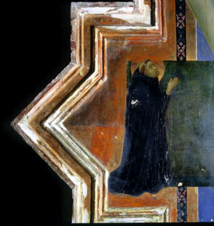 Ugolino Di Nerio Painted Cross c. 1330. detail, Ugolino di Nerio, circa 1330