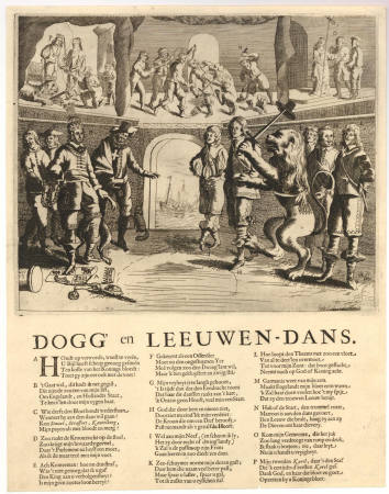 Dogg' en Leeuwen-Dans (The Dog and Lion Dance), Dirk Stoop, 1652