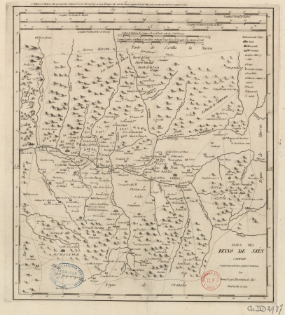 Map of the Kingdom of Jaén / By Thomas Lopez, 1761