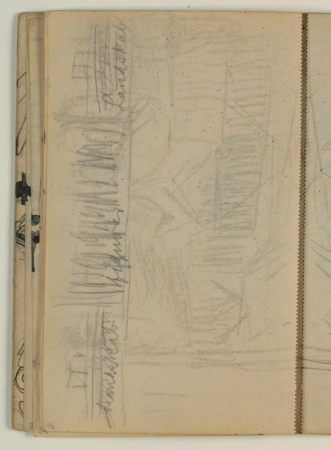 Composition sketch for landscape picture?, Niels Larsen Stevns