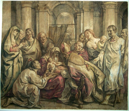 Jordaens - Circumcision, Jacob Jordaens, circa 1660