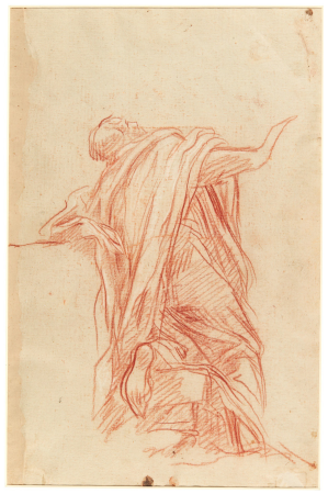 Kneeling apostle, seen from behind, Baldassare Franceschini, between 1626 and 1690