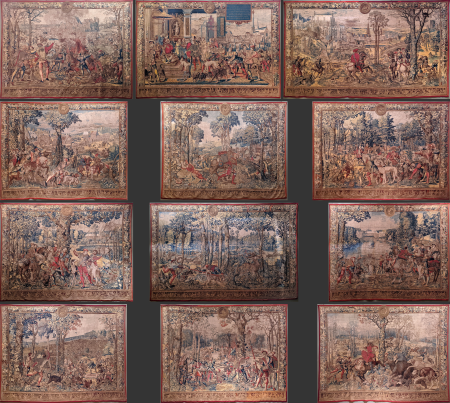 Hunts of Maximilian, Bernard van Orley, between 1528 and 1533