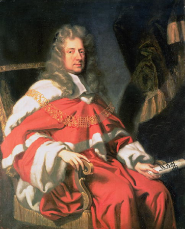 Portrait of Judge George Jeffreys, First Baron of Wem, John Closterman
