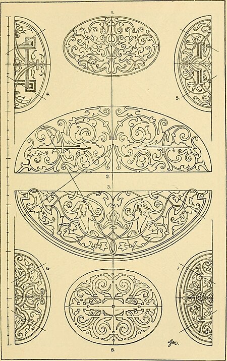 Handbook of ornament; a grammar of art, industrial and architectural designing in all its branches, for practical as well as theoretical use (1900) (14597767869)