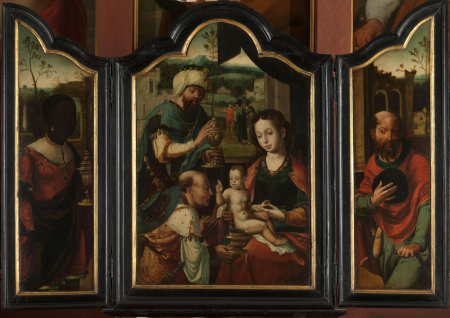 Triptych with Adoration of the Magi, Pieter Coecke van Aelst, between 1520 and 1550