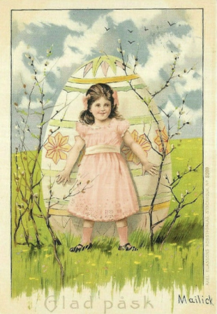 A. M. Mailick, Glad påsk, Undated, but c. 1904