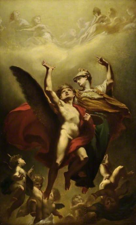 Study for 'Minerva Leading the Genius of the Arts into Immortality', Pierre-Paul Prud'hon, circa 1813