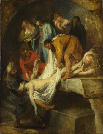 The entombment of Christ, Peter Paul Rubens, between 1615 and 1616