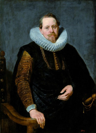 Portrait of Jean Charles de Cordes., Peter Paul Rubens, circa 1618