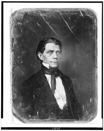 Memucan Hunt Jr., half-length portrait, three-quarters to the right, between 1844 and 1856