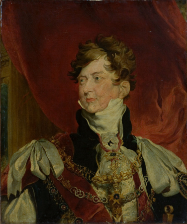 George IV as Prince-Regent with the insignia of the Order of the Garter, Thomas Lawrence, circa 1818