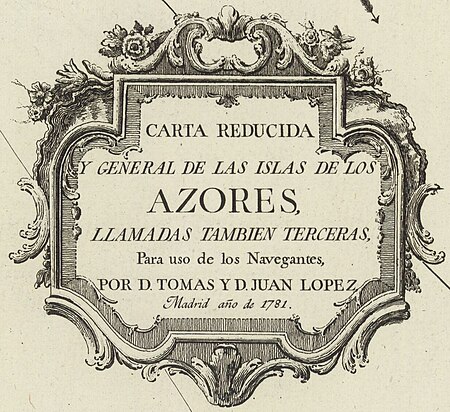 Short and general map of the Azores islands, also called third islands, for the use of sailors / by D. Tomas López and D. Juan Lopez, 1781