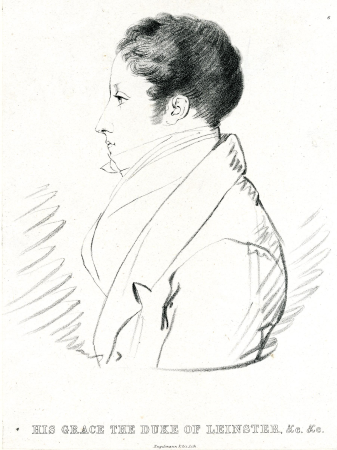 His Grace the Duke of Leinster, &c. &c., Alfred d'Orsay, 1815-1820 (c.)