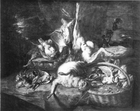 Hunting still life with game and poultry, Christoffel Puytlinck, between 1640 and 1682