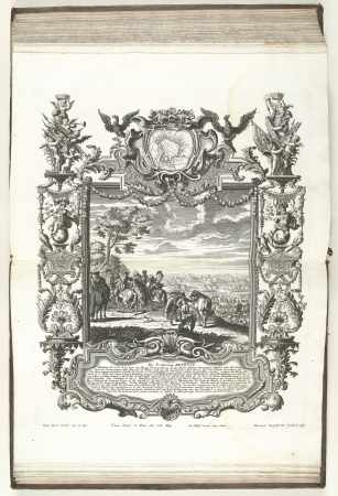 Inname van Béthune, 1710 Die Eroberung Bethune (titel op object), BI-B-FM-073-50, Martin Engelbrecht, between 1712 and 1715