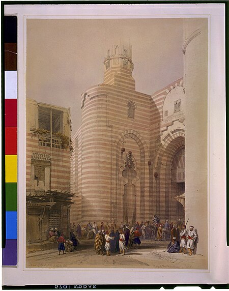 Gate of the Metwaleys-Cairo - David Roberts, R.A. LCCN2002718707, David Roberts, 1846