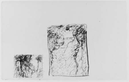 View of House in the Clearing; Path Through Trees (from Sketchbook), Henry Ward Ranger