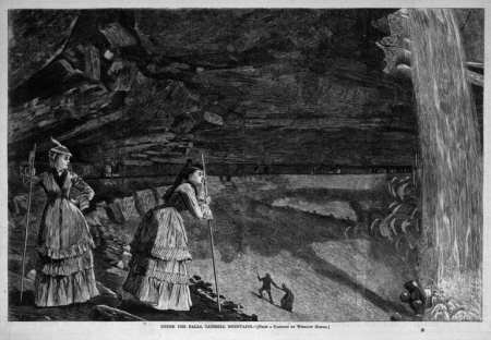 Under the Falls, Catskill Mountains, Winslow Homer, circa 1872