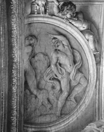 Orpheus and Eurydice (Medallion of Farnese Ceiling), Annibale Carracci