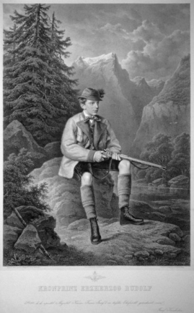 Kronprinz Rudolf Litho, Josef Kriehuber, 1874