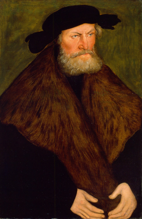 Portrait of Duke Heinrich the Pious of Saxony, Lucas Cranach the Elder, 1528