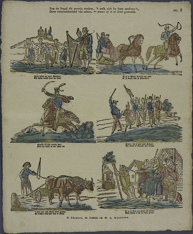 Would the youth avenge this picture, which recommends itself to her?, Willem Carl Wansleven, between 1805 and 1860