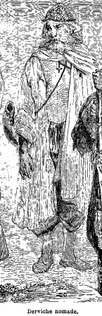 Types Persana - Dessine de M. Jules Laurens - Derviche nomade, Jules Laurens, 1860