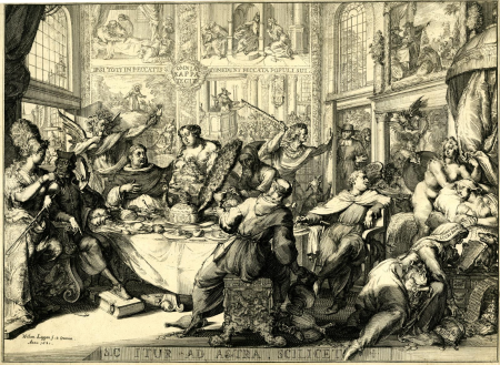 Sic itur ad Astra Scilicet (This is the way to heaven, of course), Romeyn de Hooghe, 1688