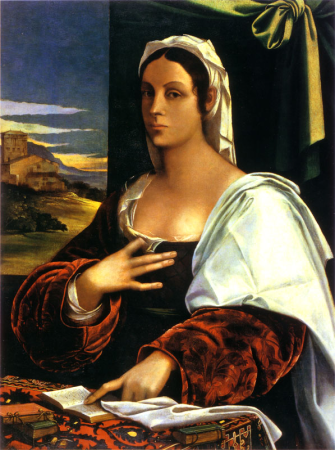 Vittoria Colonna (?), Sebastiano del Piombo, (c. 1520-25)