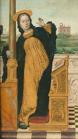 Annunciation Triptych, Carlo Braccesco, between 1490 and 1500