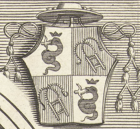 Escudo de Vitaliano Visconti (cropped), Albertus Clouwet, between 1671 and 1679