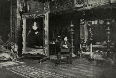 Picture of Benjamin-Constant in his Studio, no later than 1904