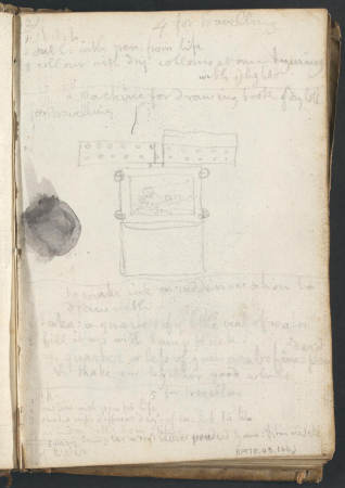 Page 12, A Machine for a Drawing Book of Dry Coll for Travelling, Notes on Methods of Drawing, Alexander Cozens, 1746