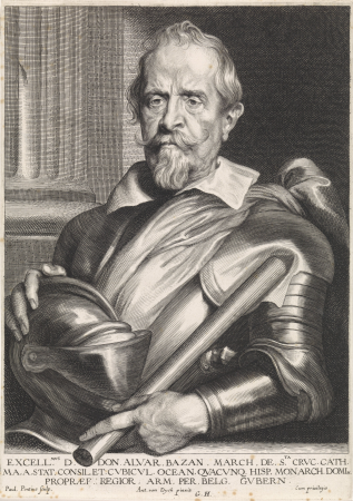 Portret van de commandant Don Álvaro de Bazán, RP-P-OB-16.433, Anthony van Dyck, between 1616 and 1657