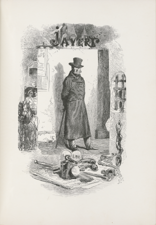 Gustave Brion, Javert, 1862 - Les Misérables, G. Routledge and Sons, Gustave Brion