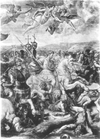 Battle between Constantine and Maxentius, 1892