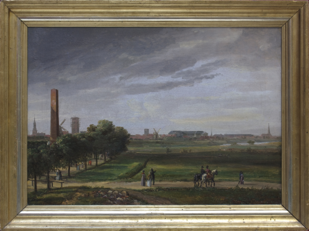 View of Vesterbro, Seen from Enighedsværn, Johan Christian Dahl, from 1816 until 1818