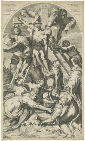 Kruisafneming, RP-P-OB-39.268, Federico Barocci, between 1576 and 1624