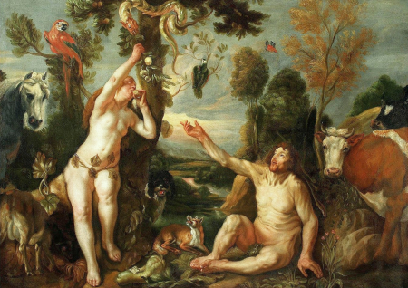 Adam and Eve, Jacob Jordaens, 1640s
