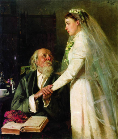 Vladimir Makovsky - Goodbye, Papa, Vladimir Makovsky, 1894